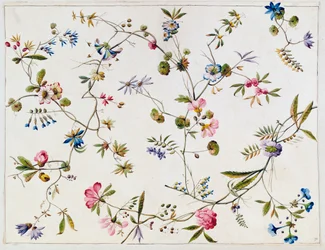 Textildesign, ca. 1788-92